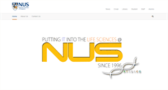 Desktop Screenshot of bic.nus.edu.sg