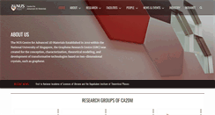 Desktop Screenshot of graphene.nus.edu.sg
