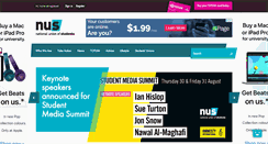 Desktop Screenshot of nus.org.uk
