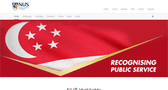 Desktop Screenshot of nus.edu.sg