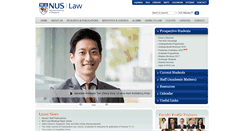 Desktop Screenshot of law.nus.edu.sg