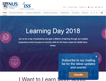 Tablet Screenshot of iss.nus.edu.sg