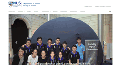 Desktop Screenshot of phyweb.physics.nus.edu.sg