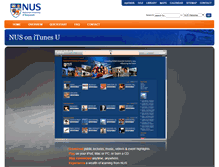 Tablet Screenshot of itunesu.nus.edu.sg