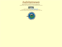 Tablet Screenshot of habitatnews.nus.edu.sg