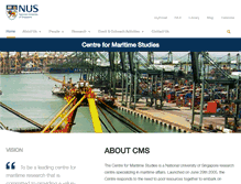 Tablet Screenshot of maritimestudies.nus.edu.sg