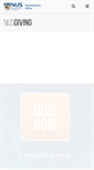Mobile Screenshot of giving.nus.edu.sg