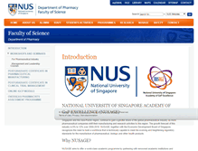 Tablet Screenshot of nusage.nus.edu.sg